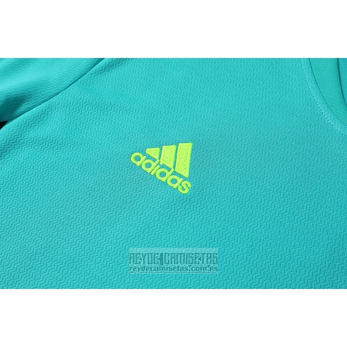 Chandal del Juventus Manga Corta 2022-2023 Azul y Verde - Pantalon Corto